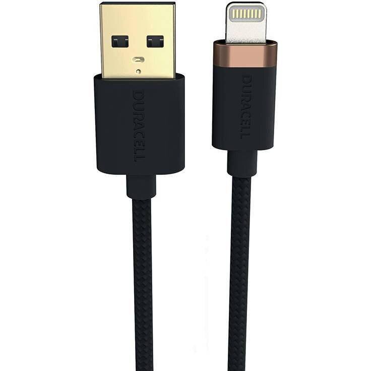 Kabel USB do Lightning Duracell 1m (czarny)