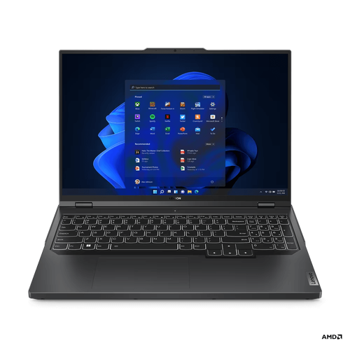 Laptop Gaming Lenovo Legion 5 Pro 16ARX8 (Procesor AMD Ryzen™ 9 7945HX (64M Cache, up to 5.4 GHz) 16inch WQXGA 240Hz, 32GB, 1TB SSD, nVidia GeForce RTX 4070 @8GB, Gri)