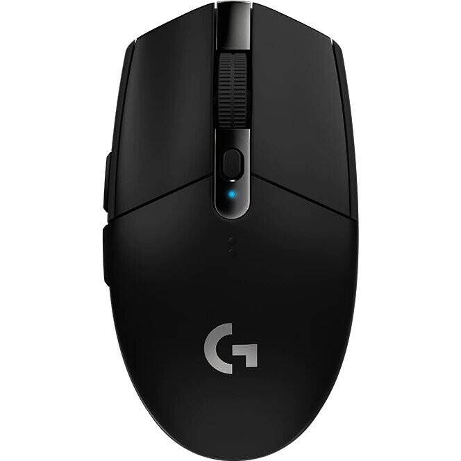 Logitech Mouse gaming wireless Logitech G305 LightSpeed Hero 12K DPI, Negru