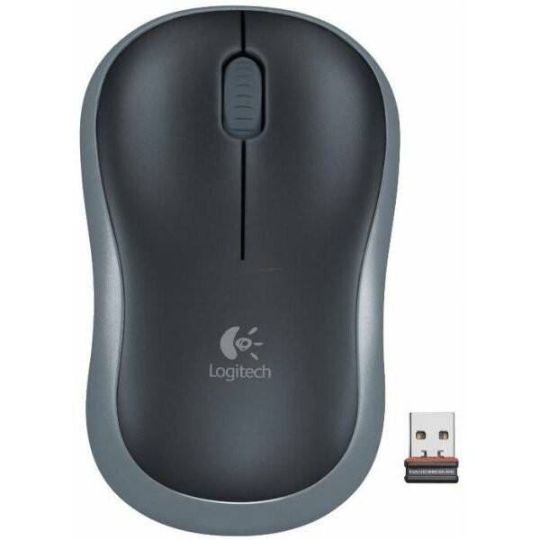 Logitech Mouse Logitech Optic Wireless M185 (Gri)