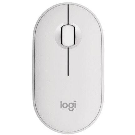 Logitech Mouse Logitech Pebble 2 M350s, bluetooth, dongleless, Tonal White