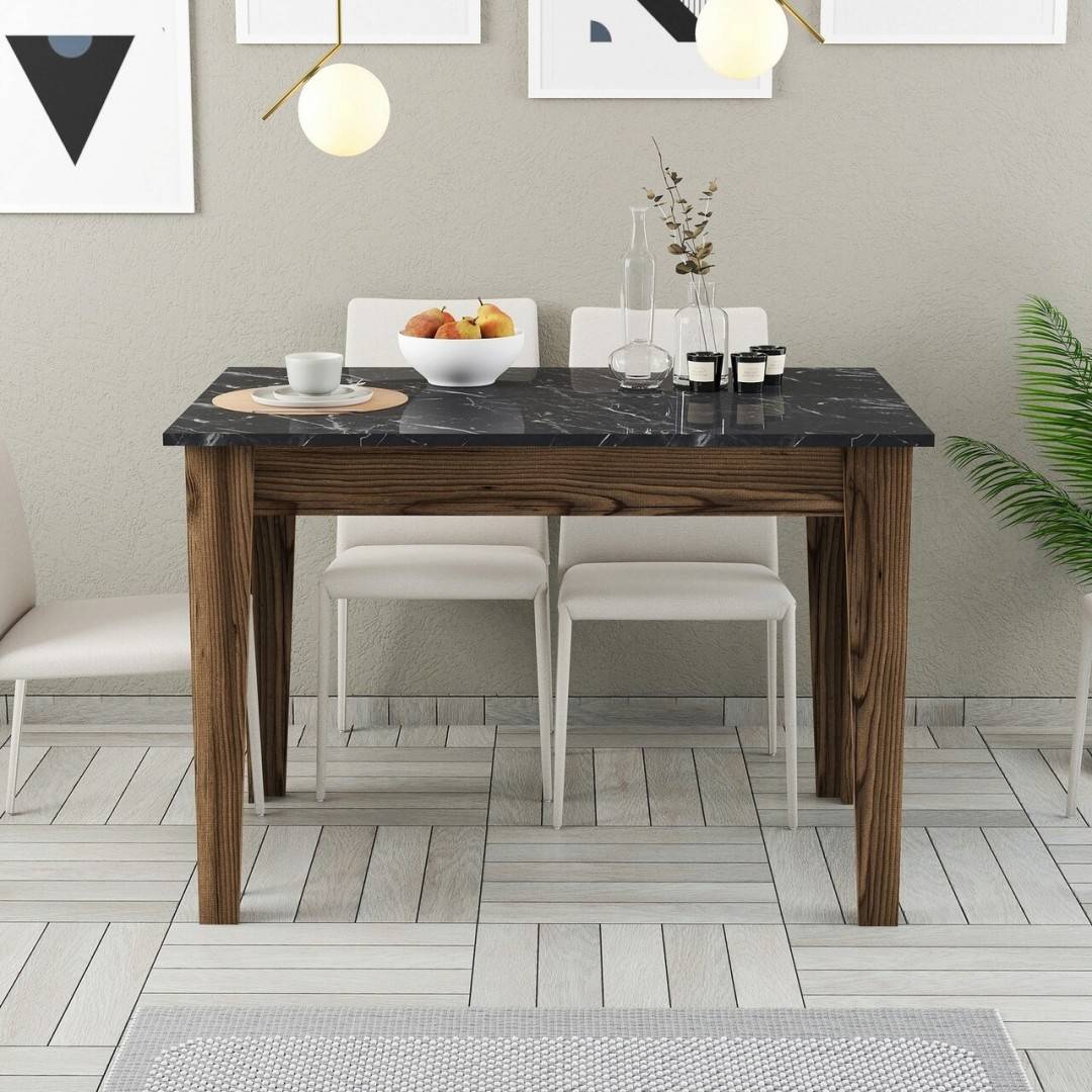 Masa de bucatarie, Hommy Craft, Kiev 509, PAL, Nuc / Negru