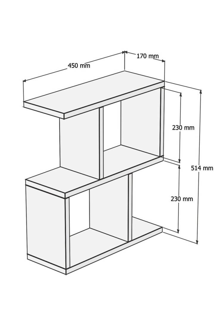 Masuta, Puqa Design, Zet, 45x51 cm, PAL, Travertin
