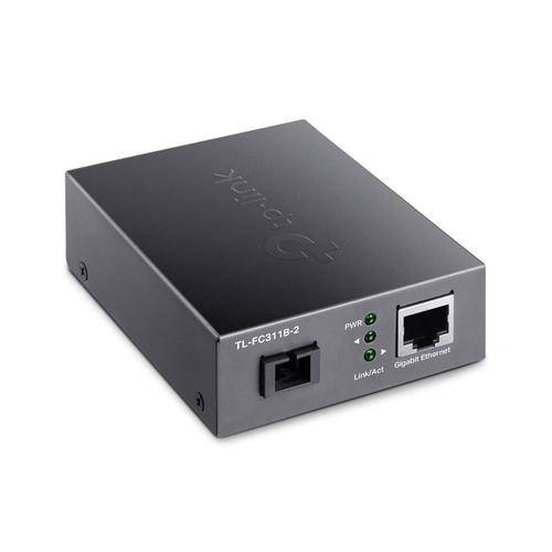 Media convertor TP-Link TL-FC311B-2, 1 x Gigabit RJ45 WDM Half-Duplex/Full-Duplex, SC single-mode fiber, pana la 2 km