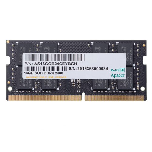 Memorie Laptop Apacer 16GB, DDR4-2666MHz, CL19 1.2V