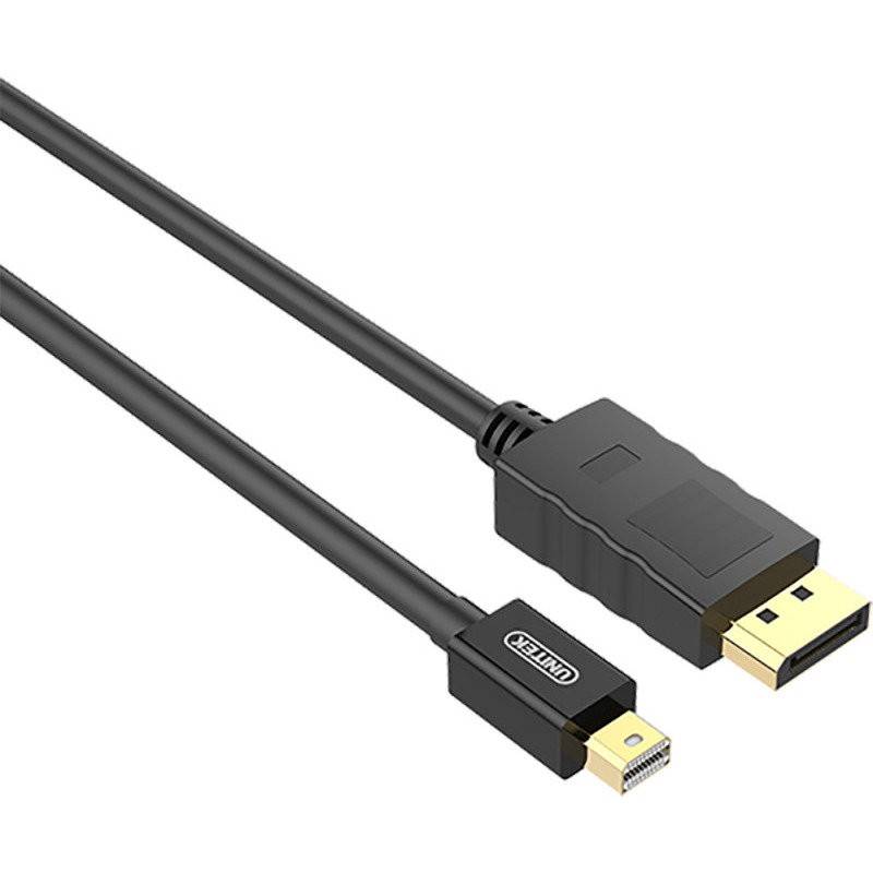 miniDisplayPort Male - DisplayPort Male, v1.2, 2m, negru