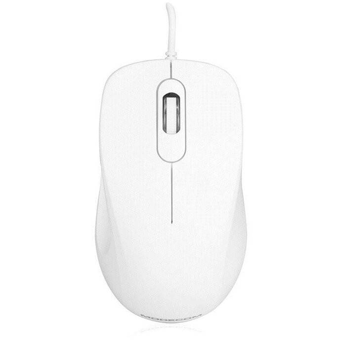 Modecom Mouse optic Modecom, USB, 1000 dpi, Alb