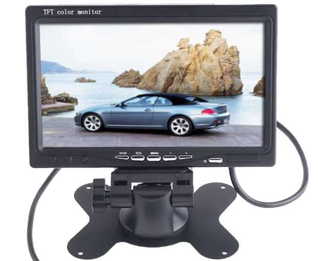 Monitor TFT LCD de 7 inch pentru conectarea la camera video auto