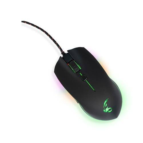 Mouse de gaming cu fir Motospeed MRGS201, RGB, 3600 DPI (Negru)