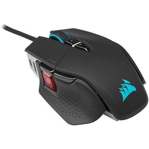 Mouse gaming Corsair M65 Ultra, iluminare RGB, switchuri optice Omron, 26000 DPI (Negru)