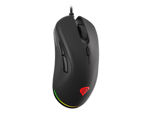 Mouse Gaming Genesis Krypton 200, iluminare RGB, USB (Negru)