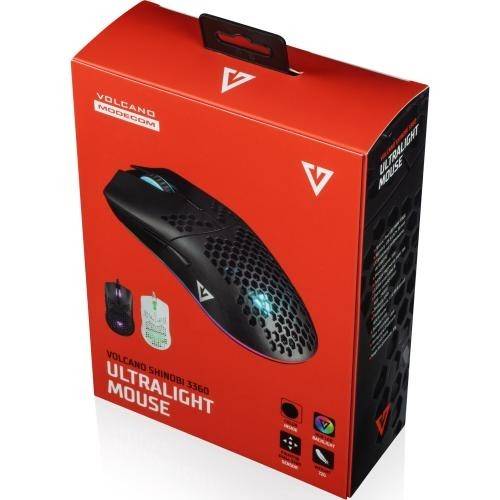 Mouse Gaming Modecom Volcano Shinobi 3360, 12000 DPI (Negru)