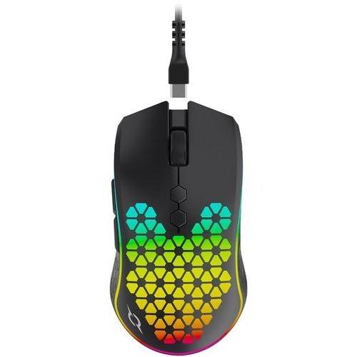 Mouse Gaming Wireless AQIRYS Polaris, iluminare RGB, USB (Negru)