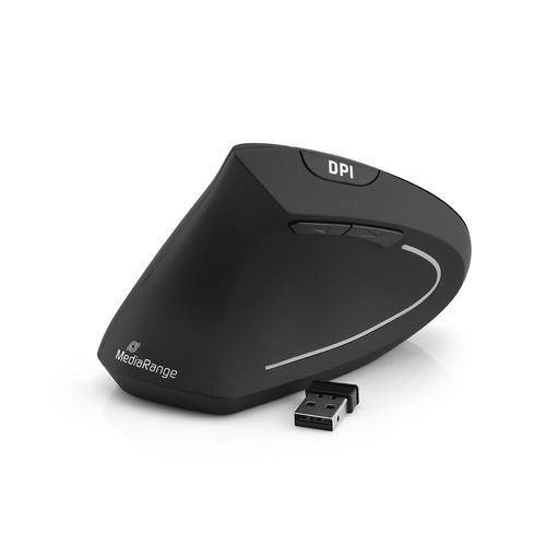 Mouse optic wireless MediaRange, Negru