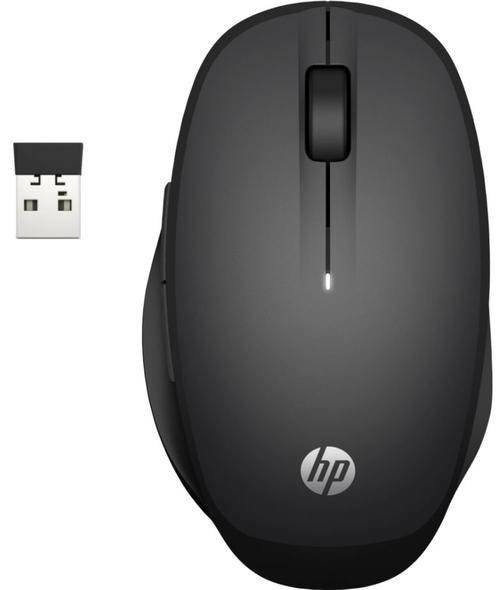 Mouse Wireless HP Dual 300, Optic (Negru)