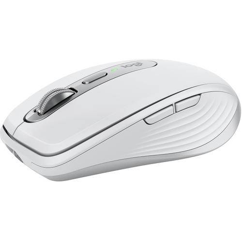 Mouse Wireless Logitech MX Anywhere 3S, 2.4GHz&Bluetooth, Silent, Scroll MagSpeed, Multidevice, USB-C (Alb)