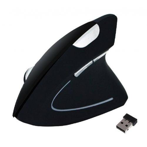 Mouse wireless Rebeltec, Vertical, Bluetooth 2.4 GHz, 1600 dpi (Negru)