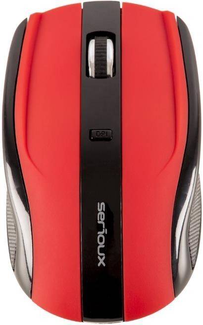 Mouse Wireless Serioux RAINBOW 400 (Rosu)