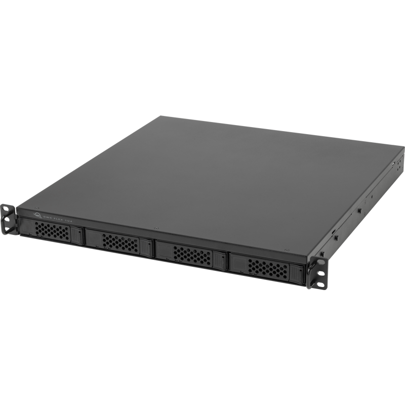 OWC Flex 1U4 4-Bay Rackmount Thunderbolt Storage, Docking PCIe Expansion (1x4.0TB NVMe) 4.0TB