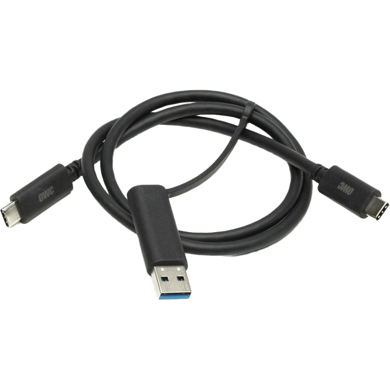 OWC USB-C to C A with Tethered USB-A adapter 0.6 Meter