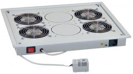 Panou ventilatie Triton RAC-CH-X04-X3, 19inch, Gri