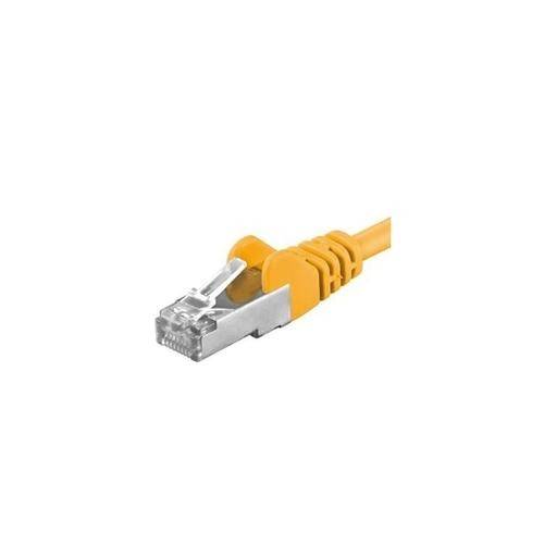 Patchcord SFTP PremiumCord RJ45-RJ45 Cat.6A, 2m, Galben