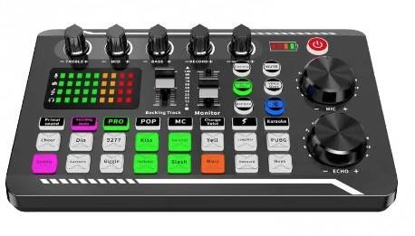 Placa de Sunet Live Q SK7 cu Mixer Audio Podcast si Schimbator de Voce