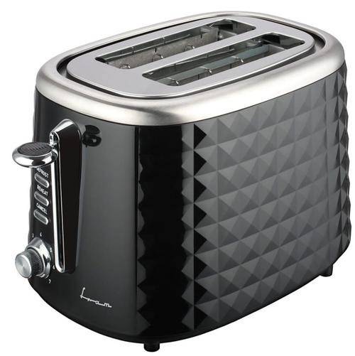 Prajitoare de paine Fram FTP-850BK, 850 W, 2 Felii, 7 Trepte de rumenire (Negru) 