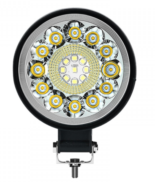 Proiector auto LED Q ZD562 putere 8W 12/24V impermeabil 360 grade ROTUND