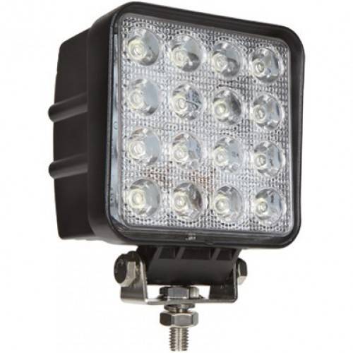 Proiector Auto PATRAT 16LED 6mm GROS Offroad 48W