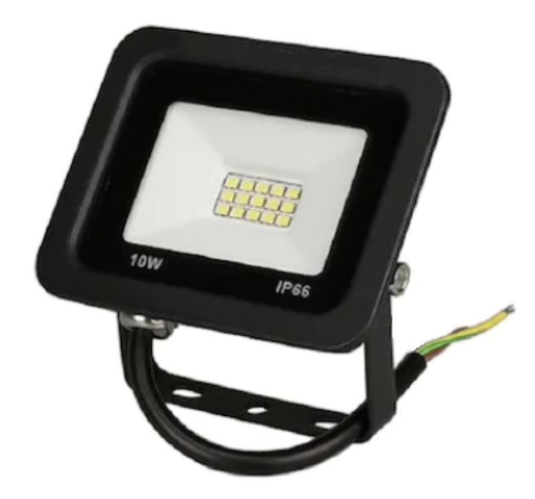 Proiector led 10w IP66 la 220V negru 6500K