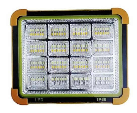 Proiector LED D9 cu panou solar, 1000 W