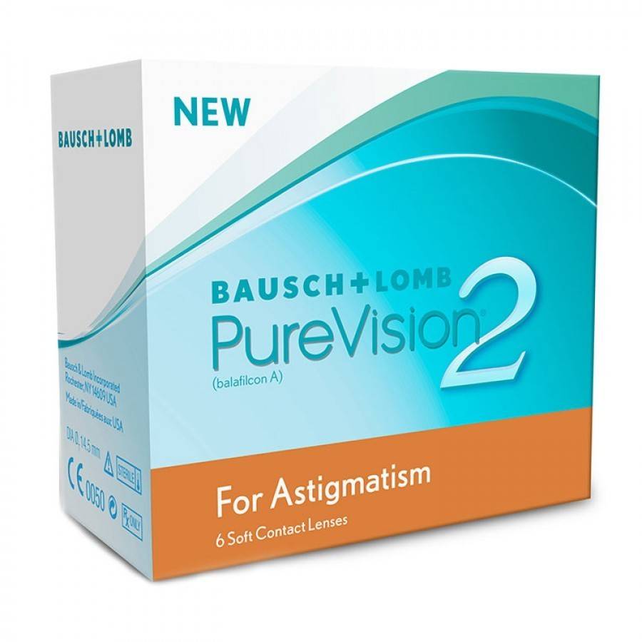 Pure Vision 2HD Astigmatism lunare 6 lentile/cutie