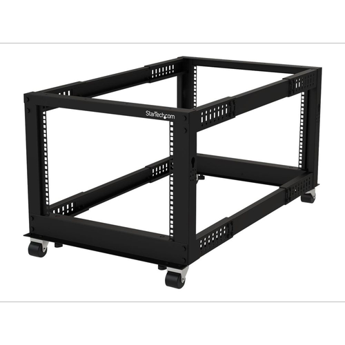 Rack independent StarTech 4POSTRACK8U, 8U (Negru)