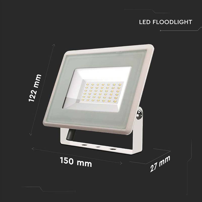 Reflector Led Smd 30w 4000k Ip65 - Alb