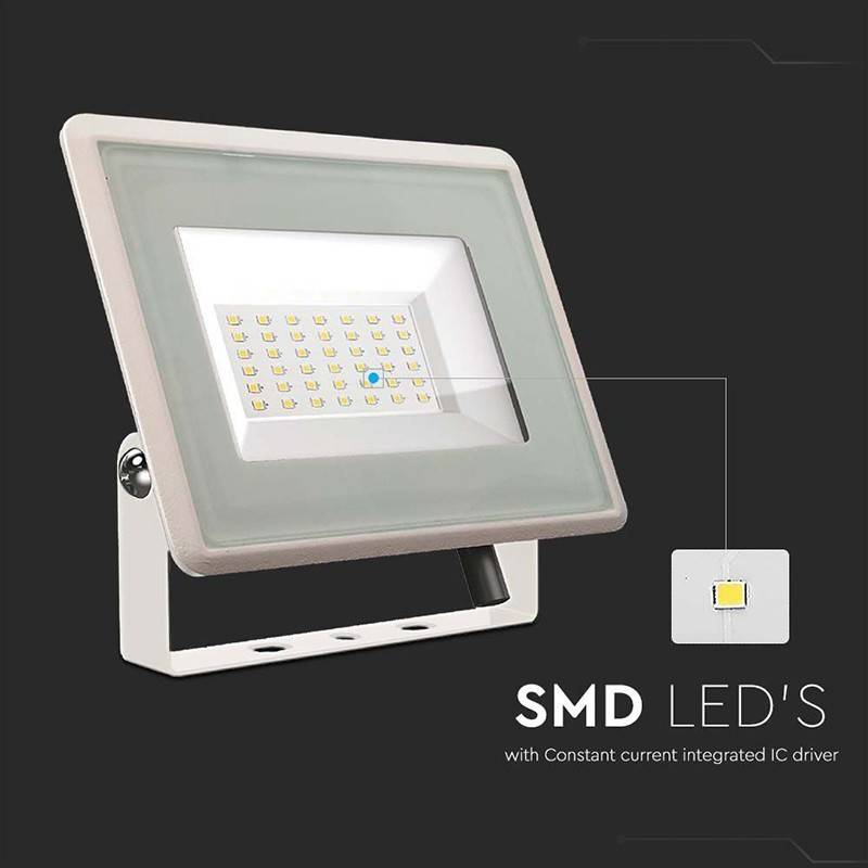 Reflector Led Smd 30w 4000k Ip65 - Alb