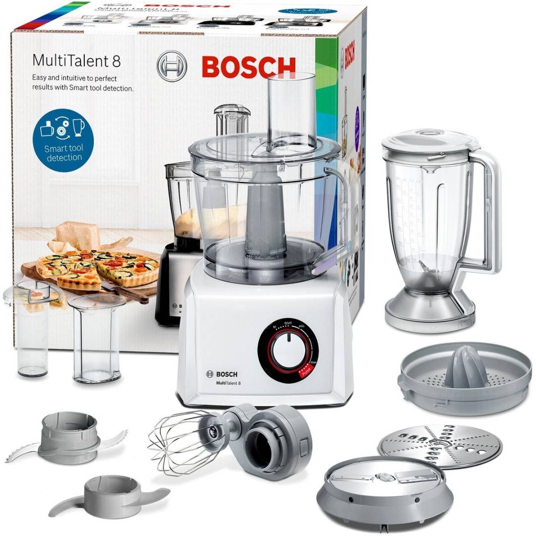 Robot de bucatarie multifunctional MC812W620 Vas 3.9 Litri Blender 1.5 Litri 1100W Alb