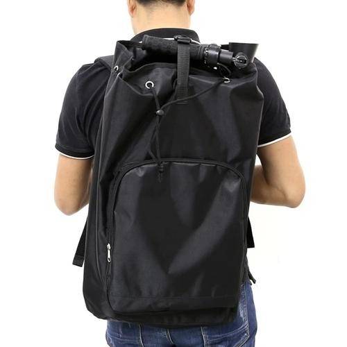 Rucsac iSEN Bag 1, Rezistent la apa, Buzunar frontal cu fermoar, Catarama ajustabila, 50 x 40 x 10cm (Negru)