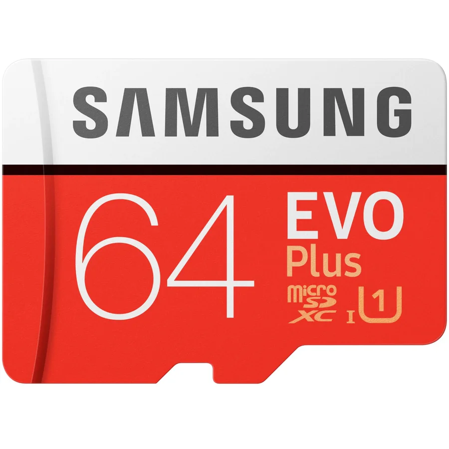 Samsung Card de memorie Samsung MicroSDXC EVO Plus, 64GB, UHS-1 (U1), (2020), Clasa 10 + Adaptor SD