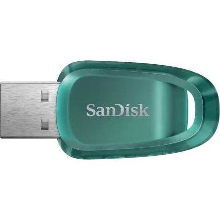 Sandisk Memorie USB SanDisk Ultra, USB 3.2, 128 GB, Verde, 100 MB/s