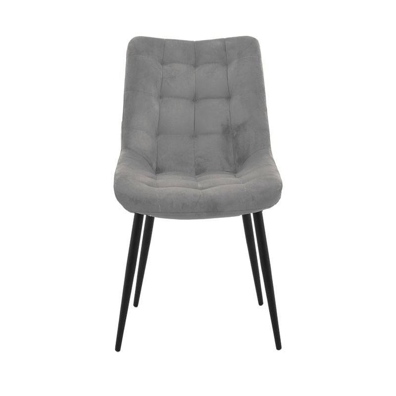 Scaun Vittorio picior metalic antracit - negru 46x62x80cm