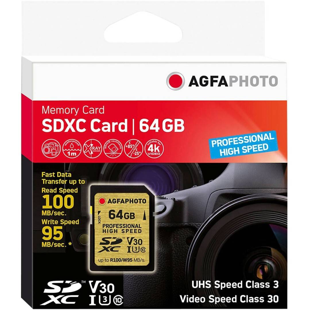 SDXC UHS I 64GB Professional High Speed