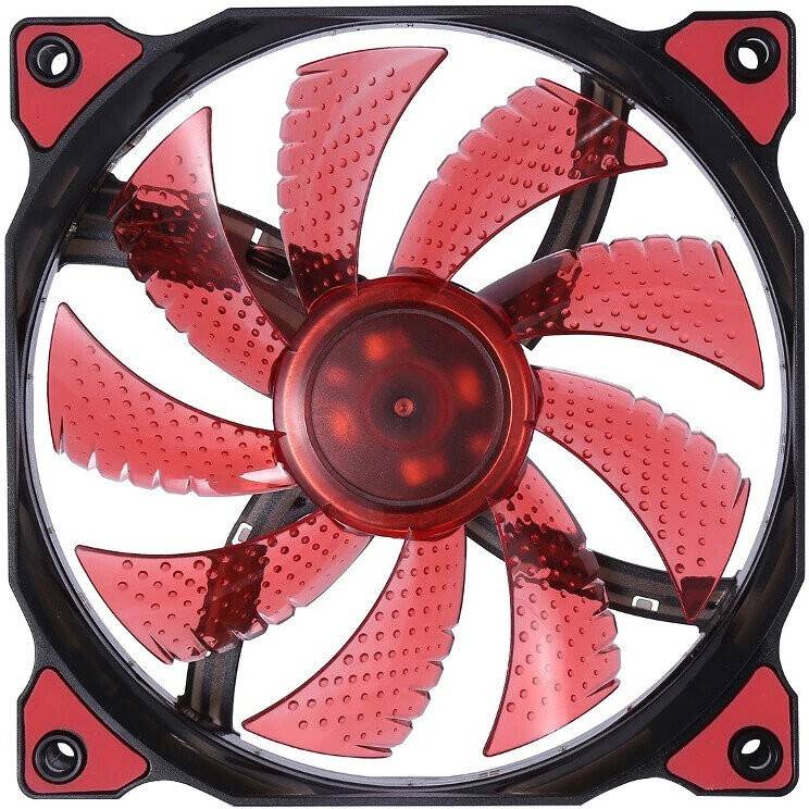 Segotep Ventilator Segotep Polar Wind, 120 mm, Red LED, 120x120x50 mm