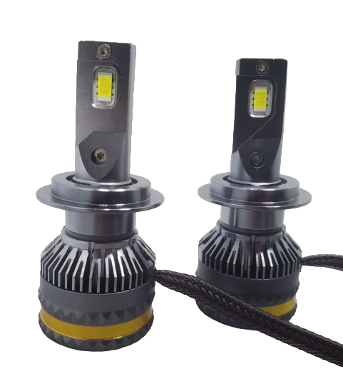 Set 2 becuri auto H11 LED A8, 100W, 15000 Lumeni, Lumina alba 6000k