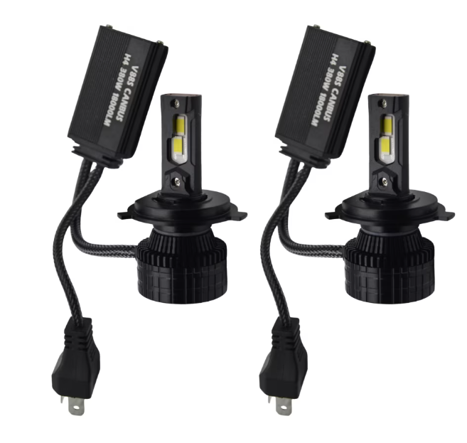 Set 2 becuri auto LED H1 V88S putere 380W lumina 6000K canbus 18000lm