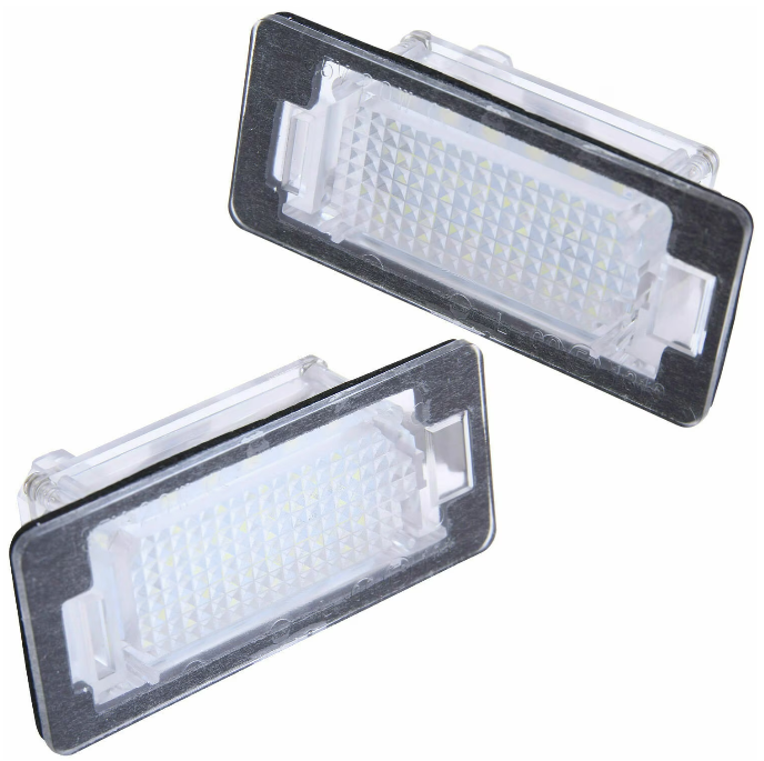 Set 2 lampi numar LED pentru BMW seria 1 3 5 F10 F11 E39 E60 E61 X1 E84 F48 X3 F25 X4 X5 X6 E90 E91