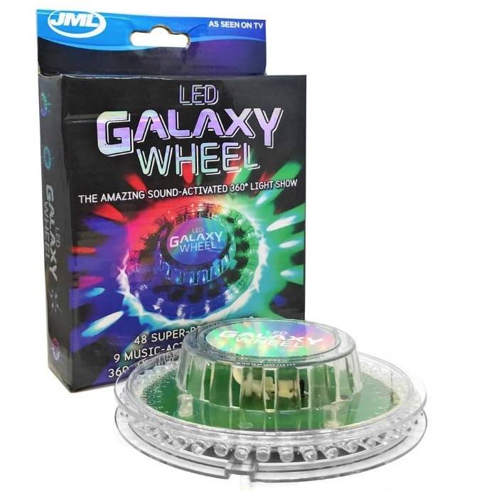 Set 2 Lumini LED Galaxy Wheel Light Disco Light 48 LED 360