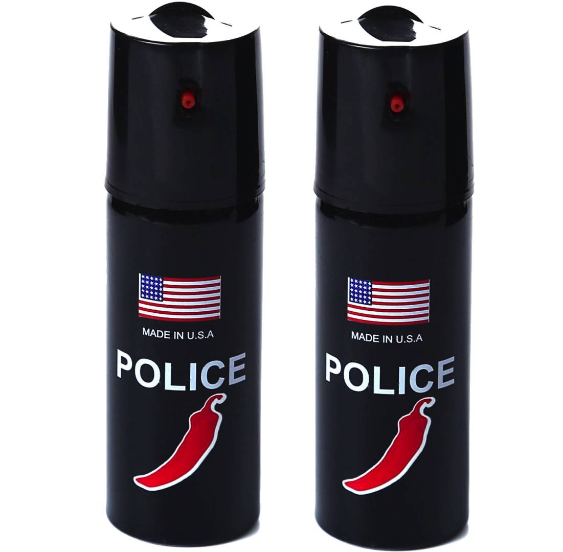 Set 2 Spray POLICE paralizant de buzunar cu Chilli 