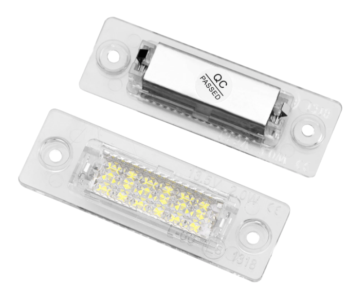 Set 2X Lampi numar LED pentru VW Touran Caddy Golf Plus Passat Transporter Skoda Superb