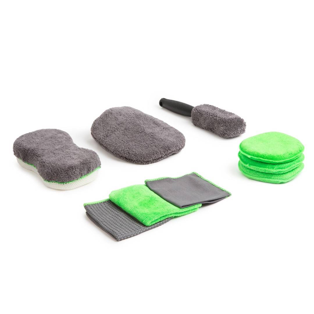 set burete auto cu microfibre - 9 piese/set